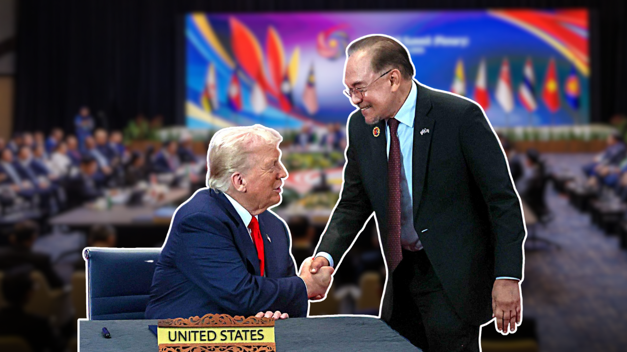 川普訪問馬來西亞,安華的漂亮外交秀 川普訪問馬來西亞,安華的漂亮外交秀